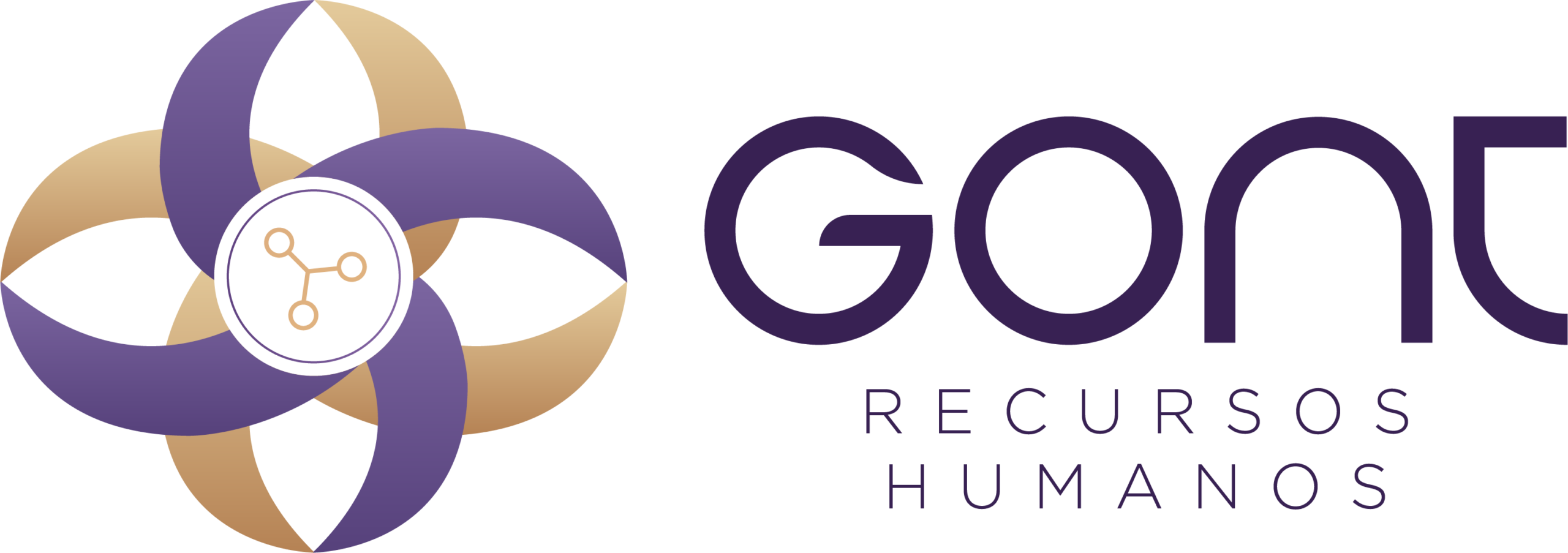 gont recursos humanos logo completo cor roxa